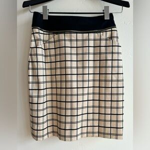 NWOT rare Designer Per Se checkered pencil skirt O XS
